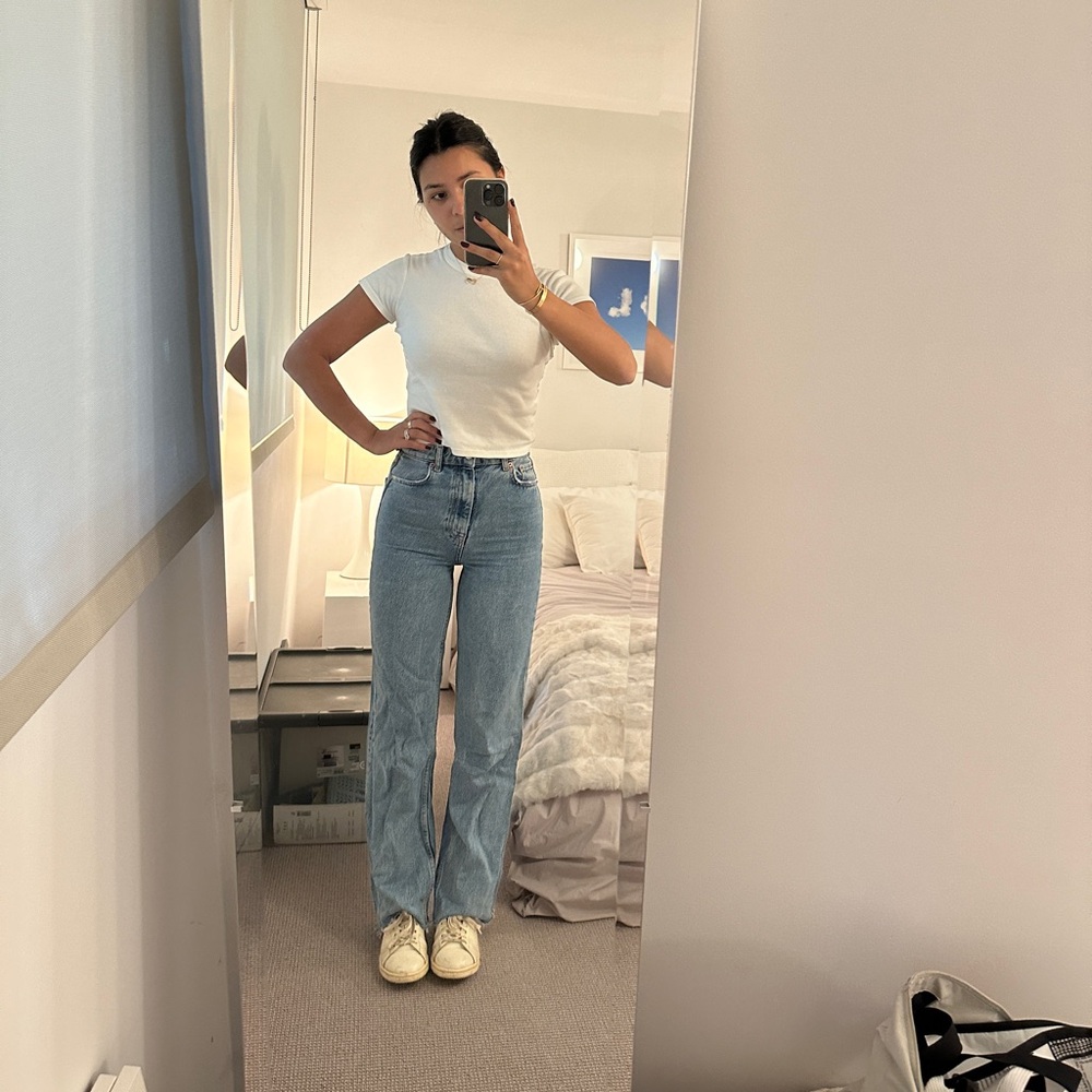 Zara blue jeans